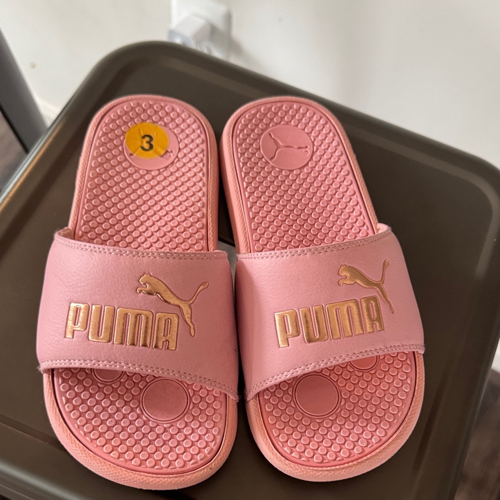Puma Blush Pink Slide Sandals